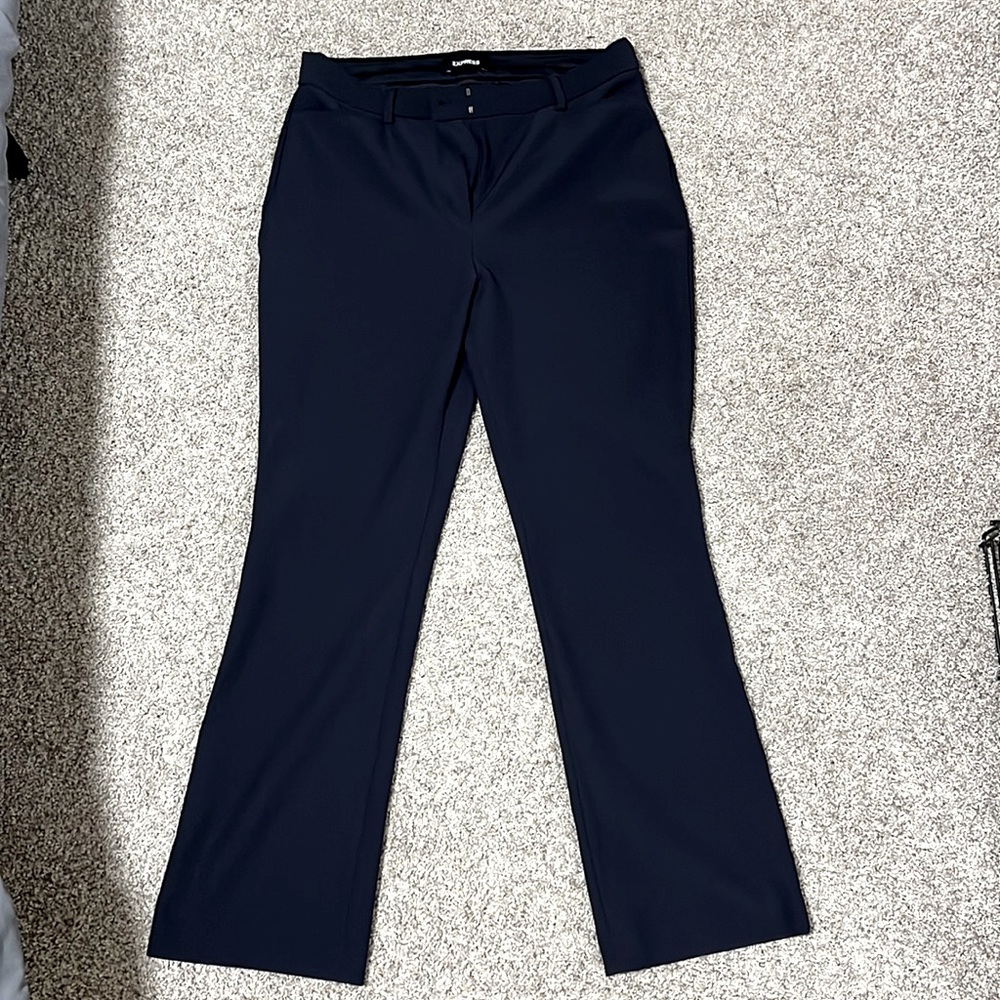 Express navy blue slacks. Bootcut